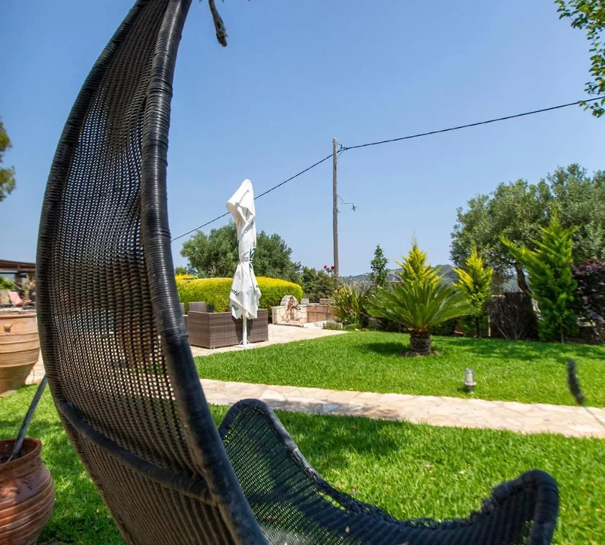 Eco Stone Villa With Private Pool And Jacuzzi Kalándra